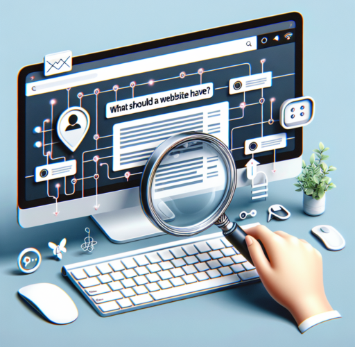 ¿Qué es lo que debe tener una página web?