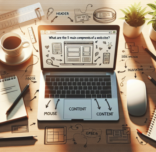 ¿Cuáles son los 5 componentes principales de una página web?