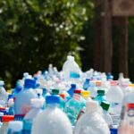 Contenedores de reciclaje de colores